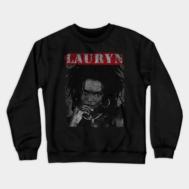 TEXTURE ART - Lauryn Hill Doo Wop Crewneck Sweatshirt by ZiziVintage